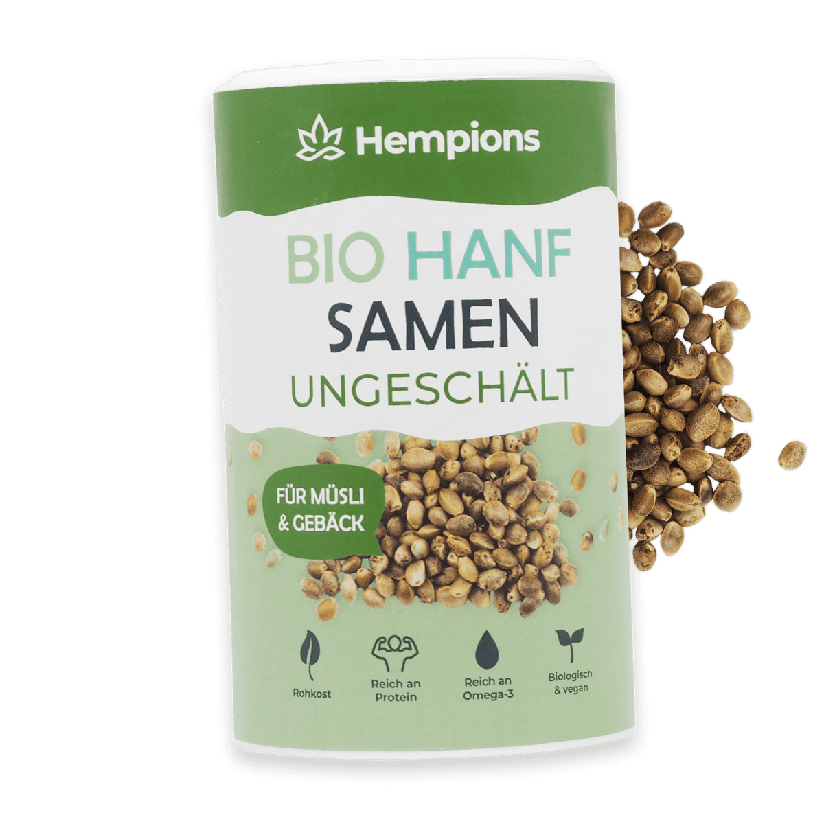 Bio Hanfsamen ungeschält