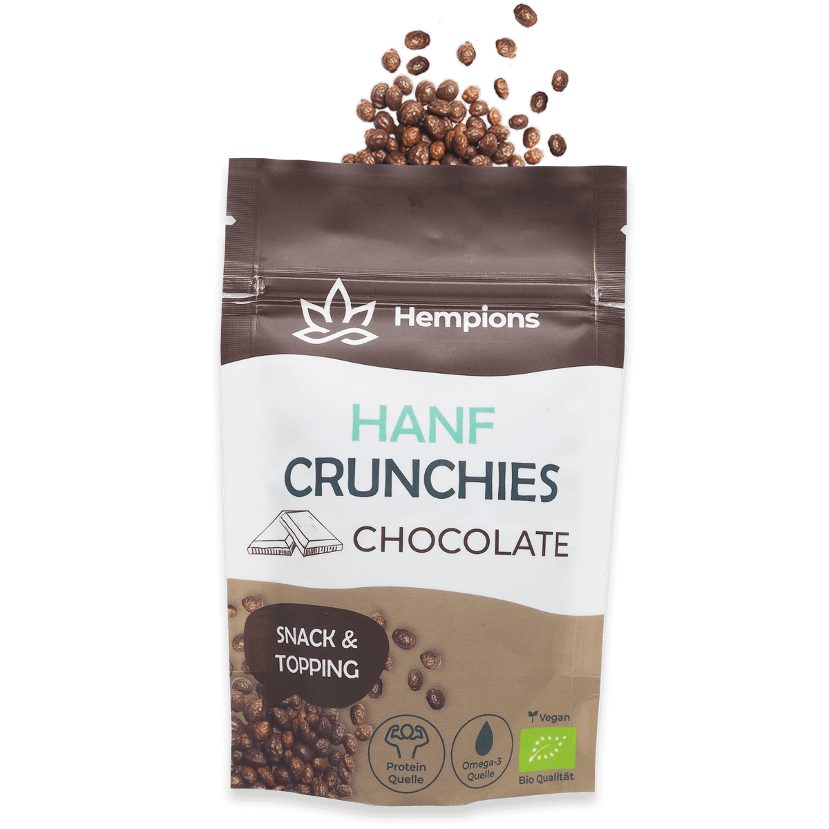 Bio Hanf Crunchies Chocolate