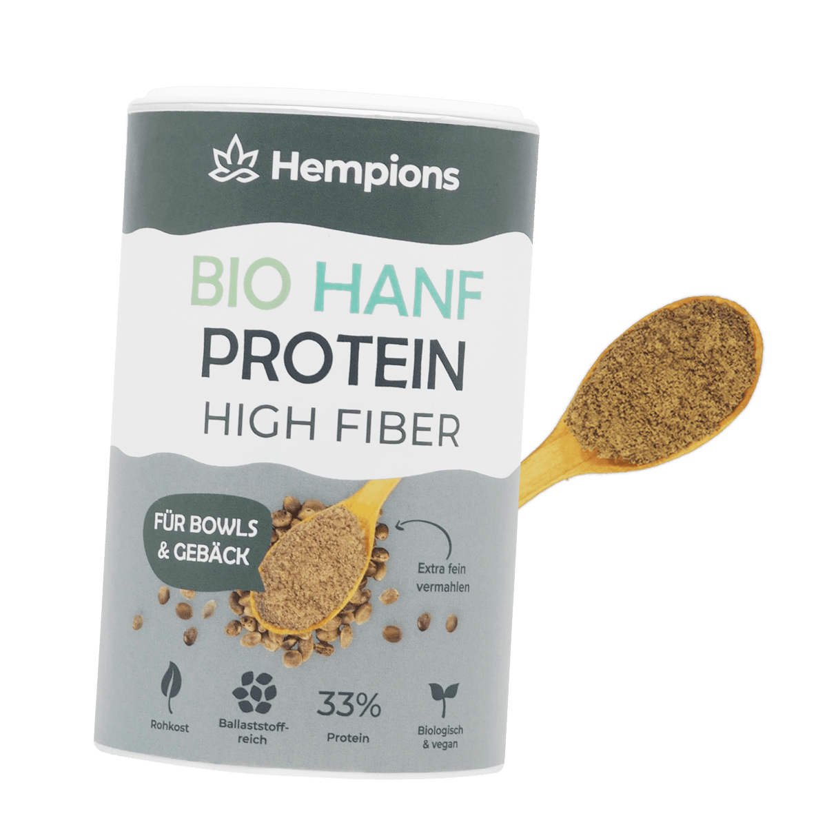 Bio Hanfprotein High Fiber
