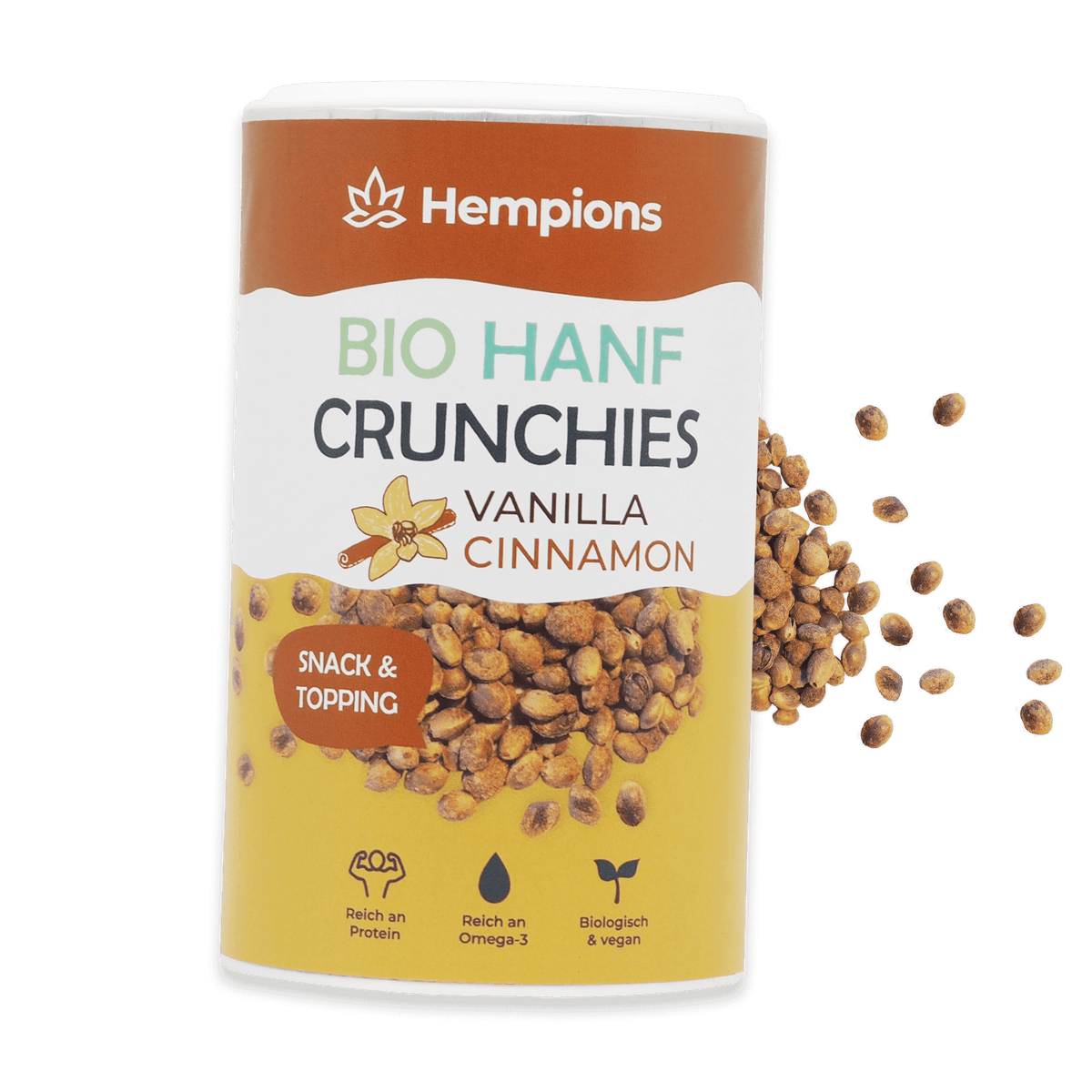 Bio Hanf Crunchies Vanilla Cinnamon