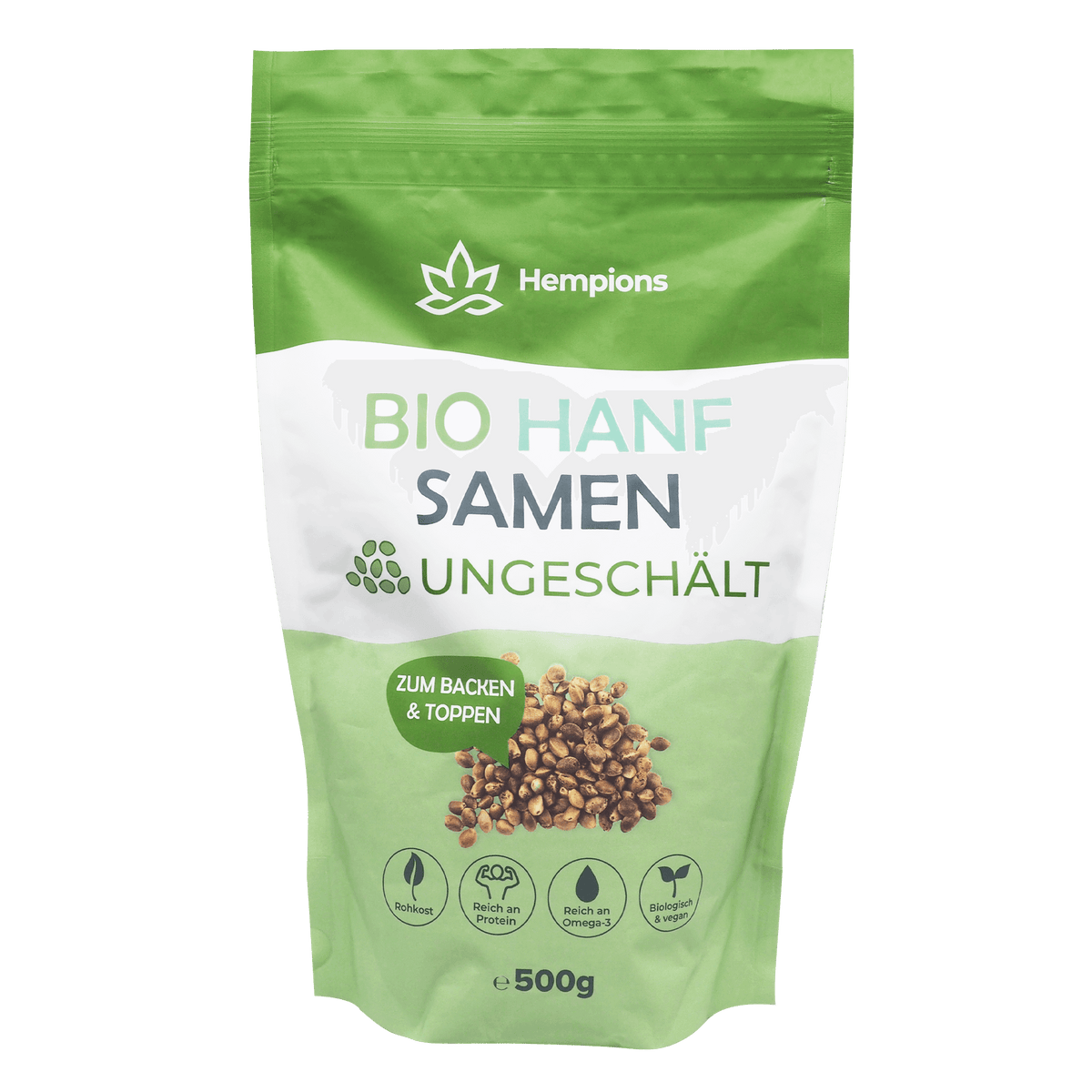 Bio Hanfsamen ungeschält