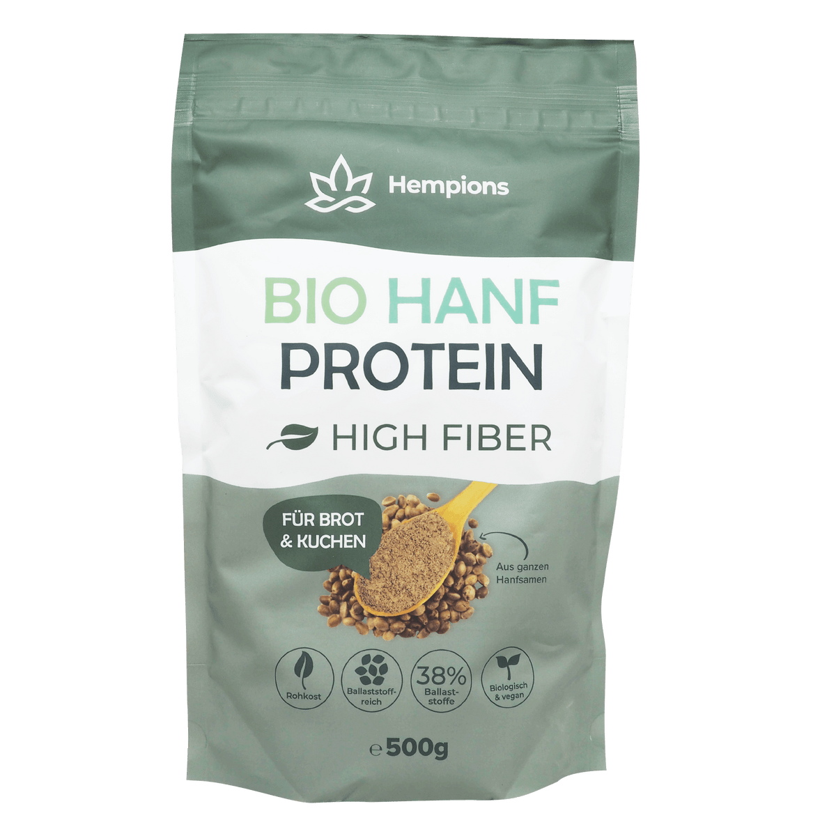 Bio Hanfprotein High Fiber