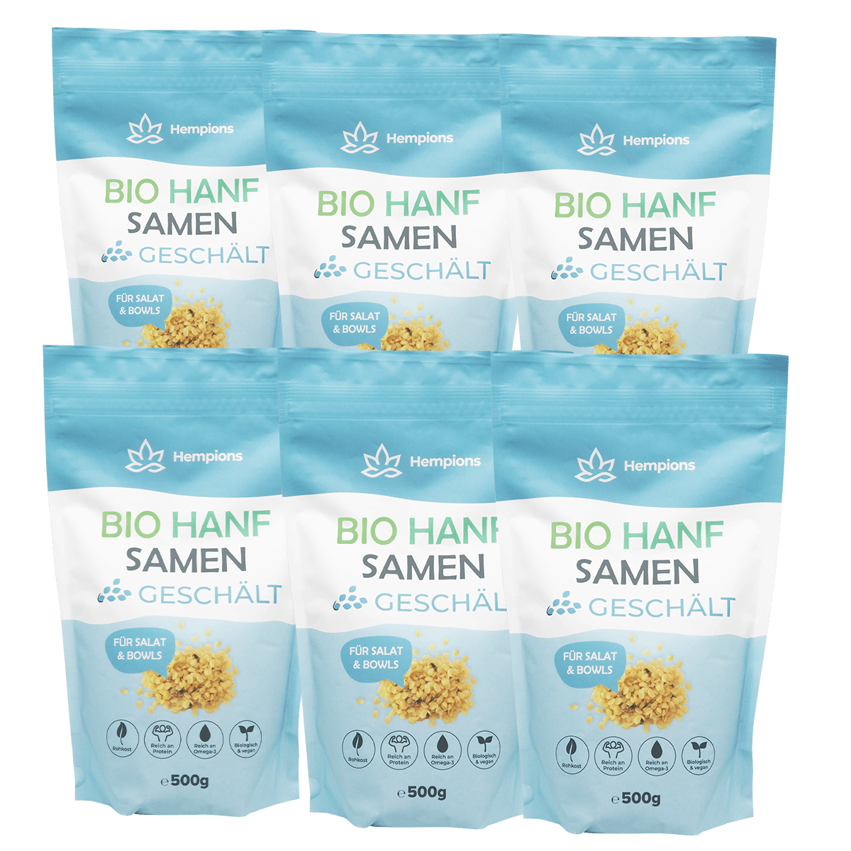 Bio Hanfsamen geschält
