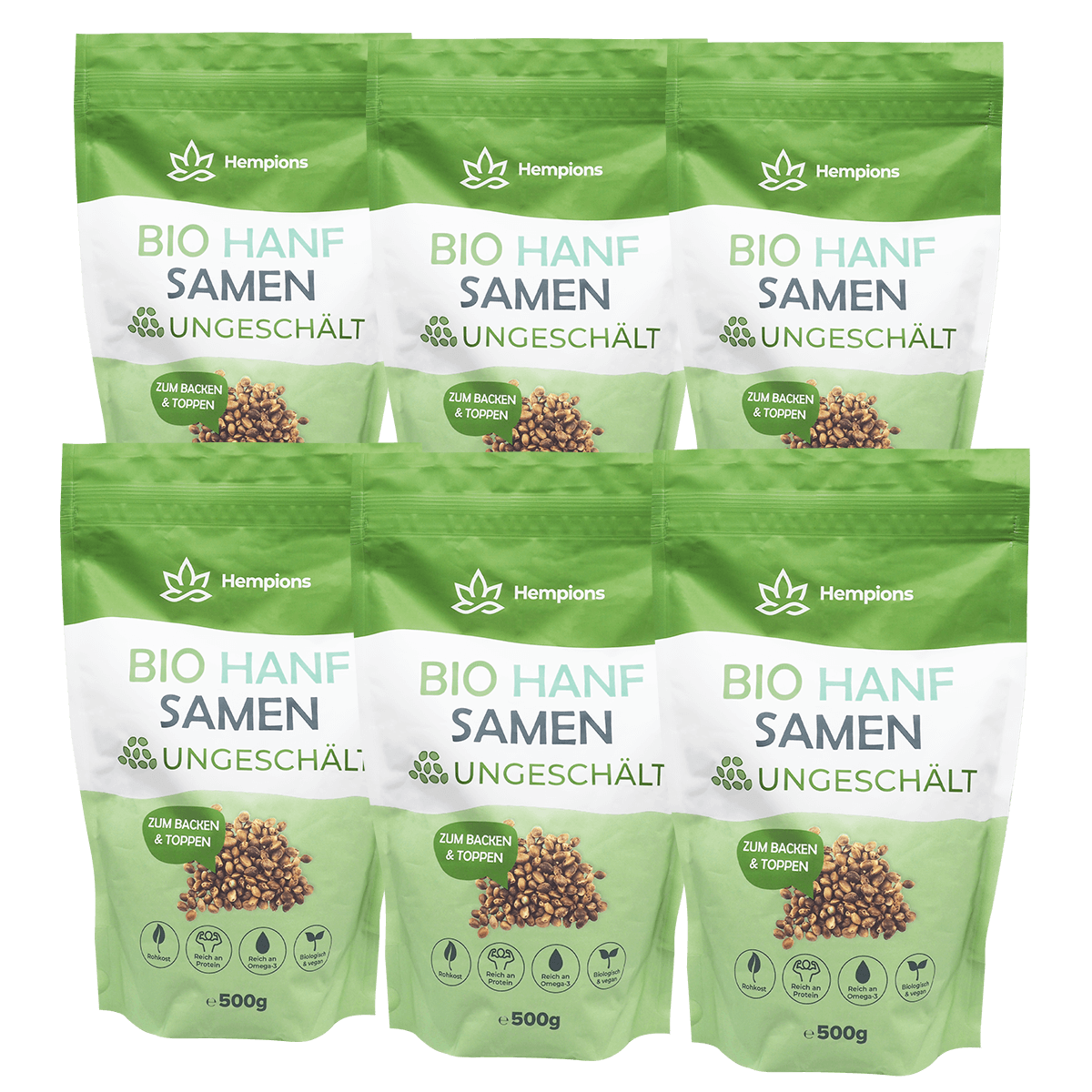 Bio Hanfsamen ungeschält