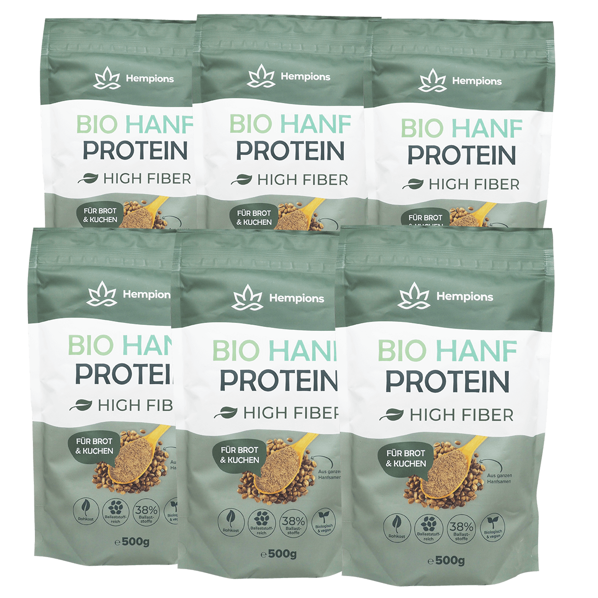 Bio Hanfprotein High Fiber