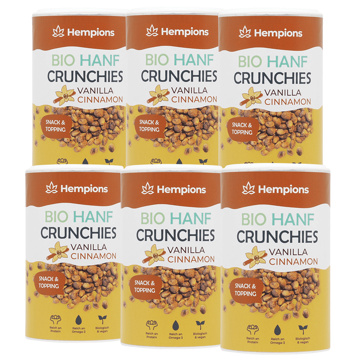 Bio Hanf Crunchies Vanilla Cinnamon