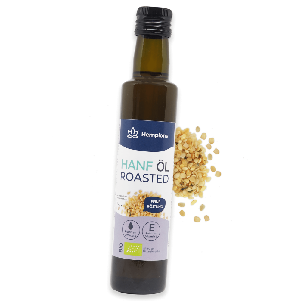 Organic hemp oil roasted