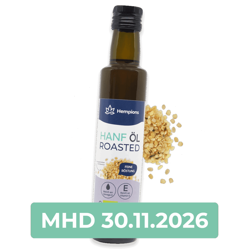Bio Hanföl Roasted - MHD 30.11.2026