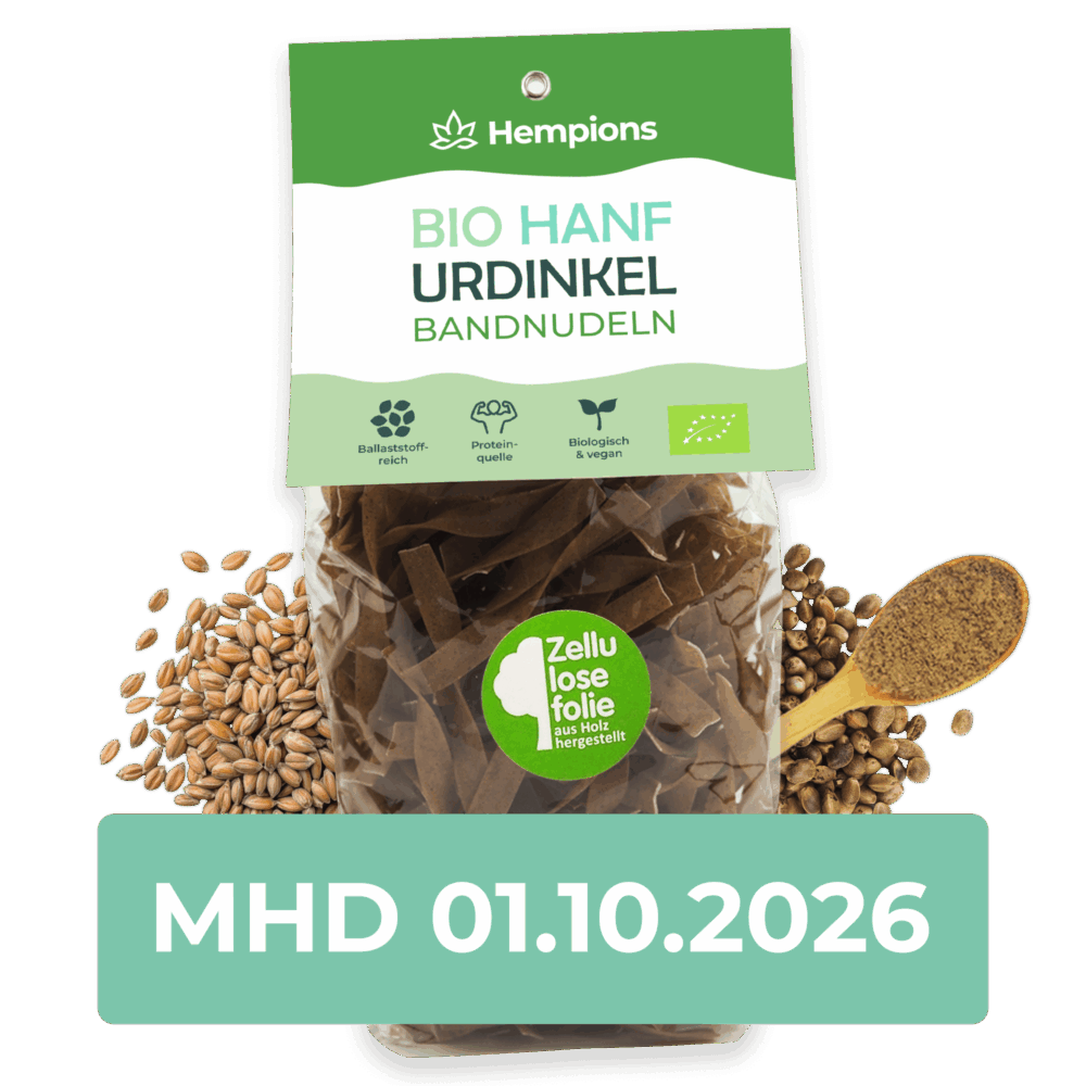 Bio Hanf Urdinkel Bandnudeln - 250 g - MHD 01.10.2026
