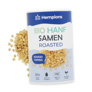 9120095940324 Organic Hemp Seeds Roasted 200g
