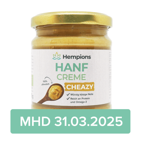 9120095941154 Hanfcreme Cheazy 175g MHD 31.03.2025