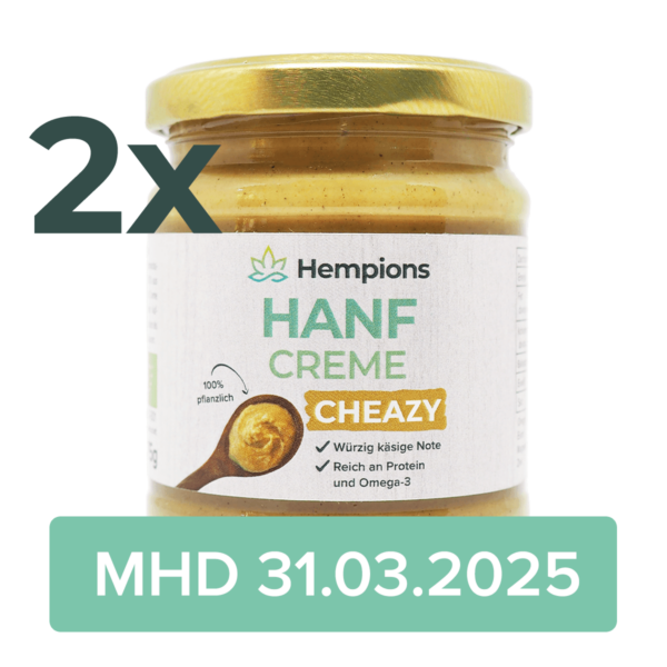 9120095941154 Hanfcreme Cheazy 2x175g MHD 31.03.2025