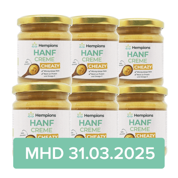 9120095941178 Hanfcreme Cheazy 6x175g MHD 31.03.2025