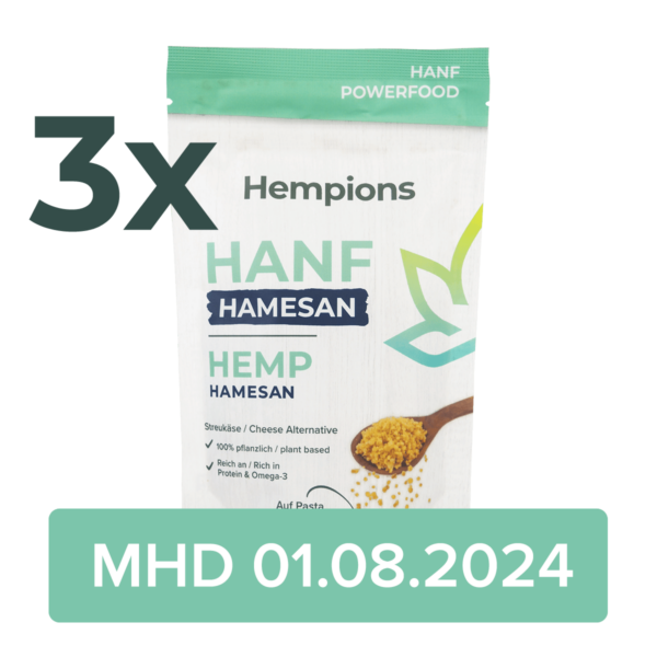 Bio Hanf Hamesan 3 x 90g MHD 01.08.2024