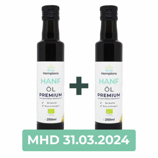Bio Hanfoel Premium 2 x 250ml MHD 31.03.2024