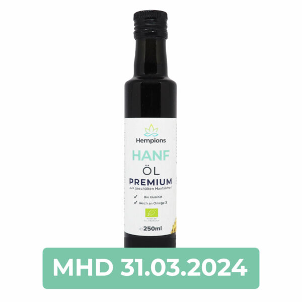 Bio Hanfoel Premium 250ml MHD 31.03.2024