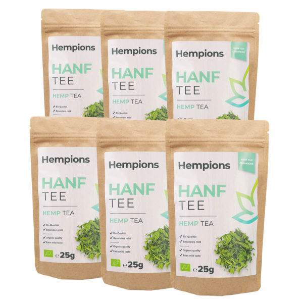 Organic hemp tea 6x25g