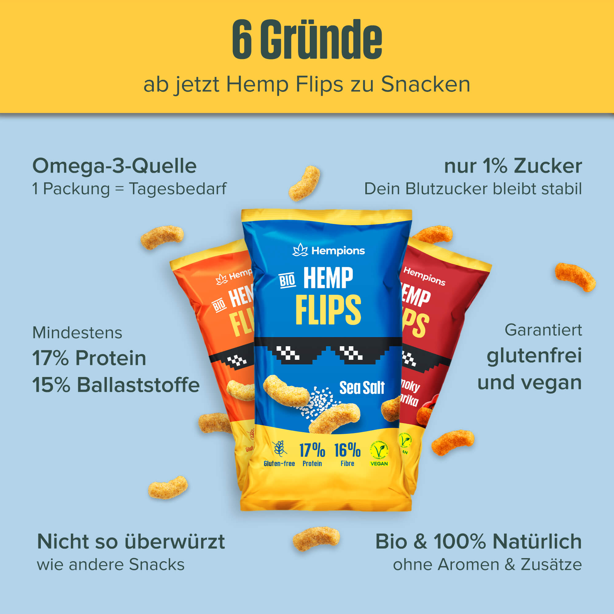 Bio-Hemp-Flips-Probier-Paket-6-Gruende-warum-Hemp-Flips-snacken Bio Hemp Flips Probier Paket 6 Gruende warum Hemp Flips snacken