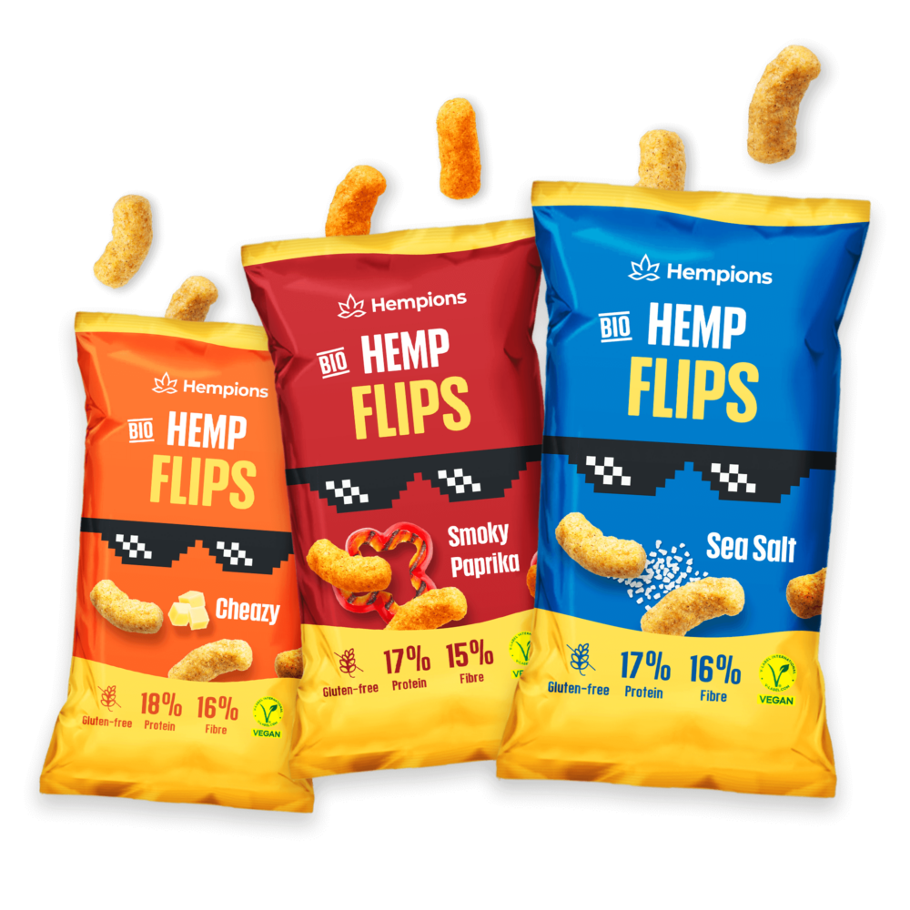 Organic Hemp Flips Trio 3x70g 1