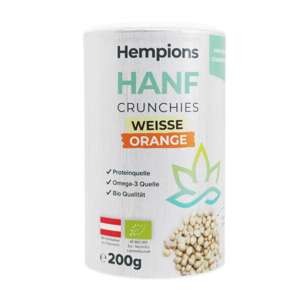 Hemp Crunchies white orange - variant 200g