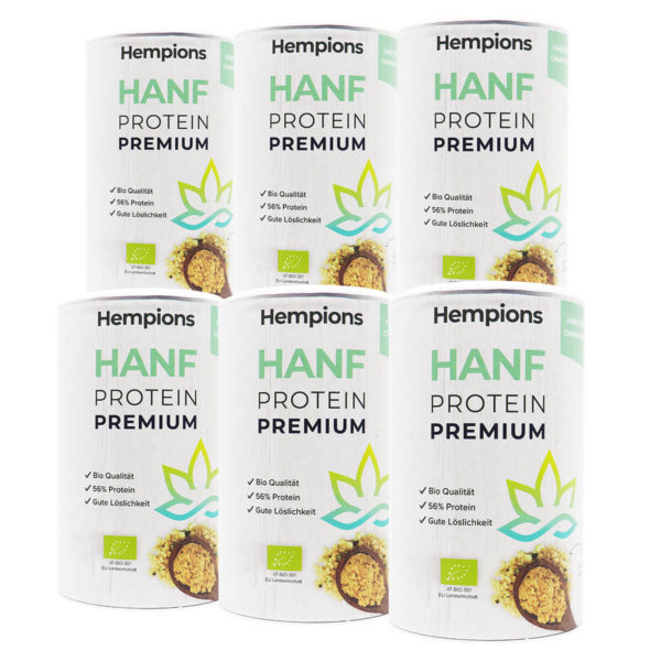Hanfprotein Premium 6 x 175g