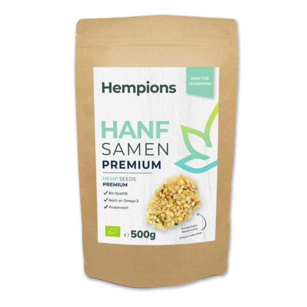 Hemp Seeds Premium 500g Pack