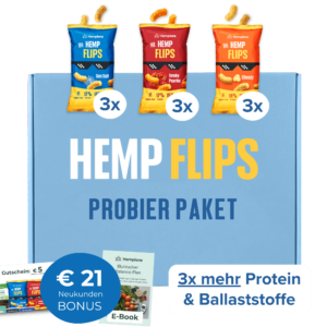 Hanf Lebensmittel 51 Hemp Flips Probier Paket 3x3 Bonus Frei 1