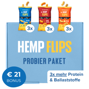 Hemp Flips Probier Paket 3x3 Bonus Frei