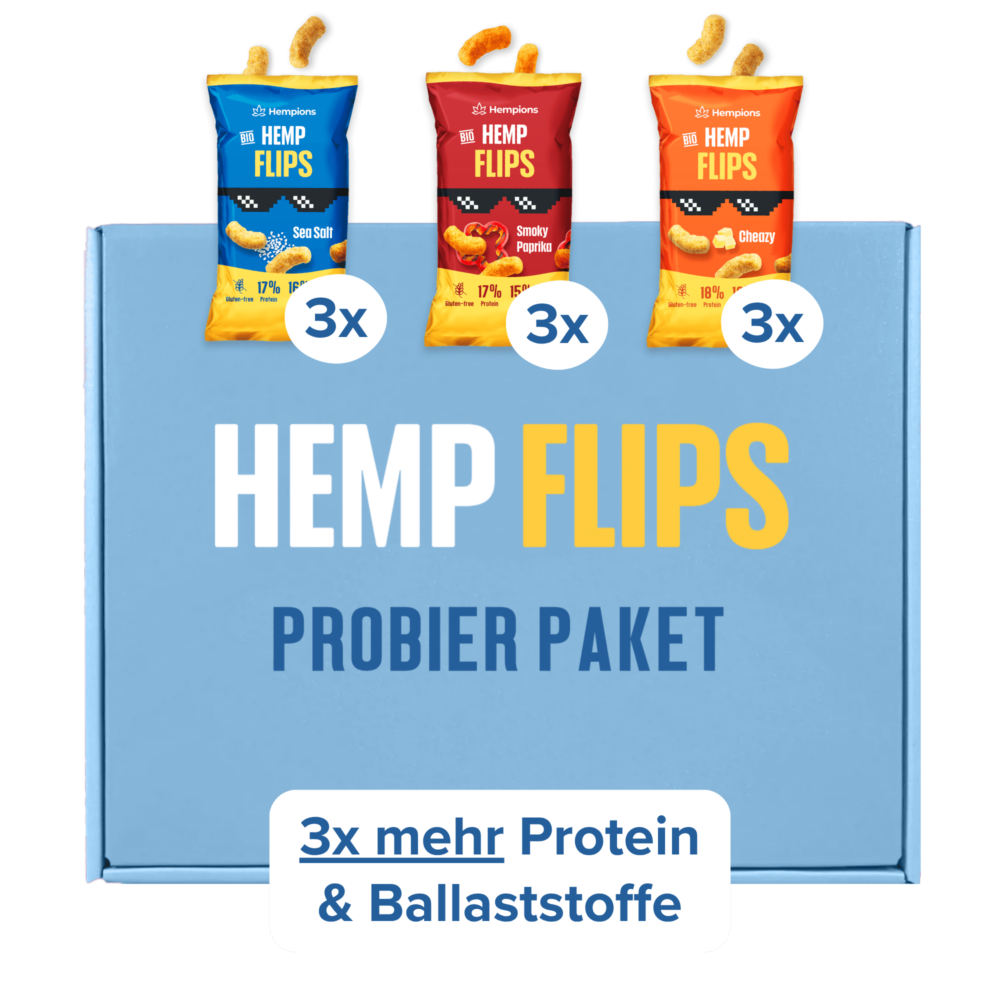 Hemp Flips Probier Paket 3x3 Frei
