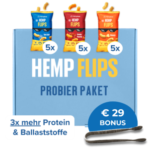 Hemp Flips Probier Paket 5x3 mit 29E Bonus Frei