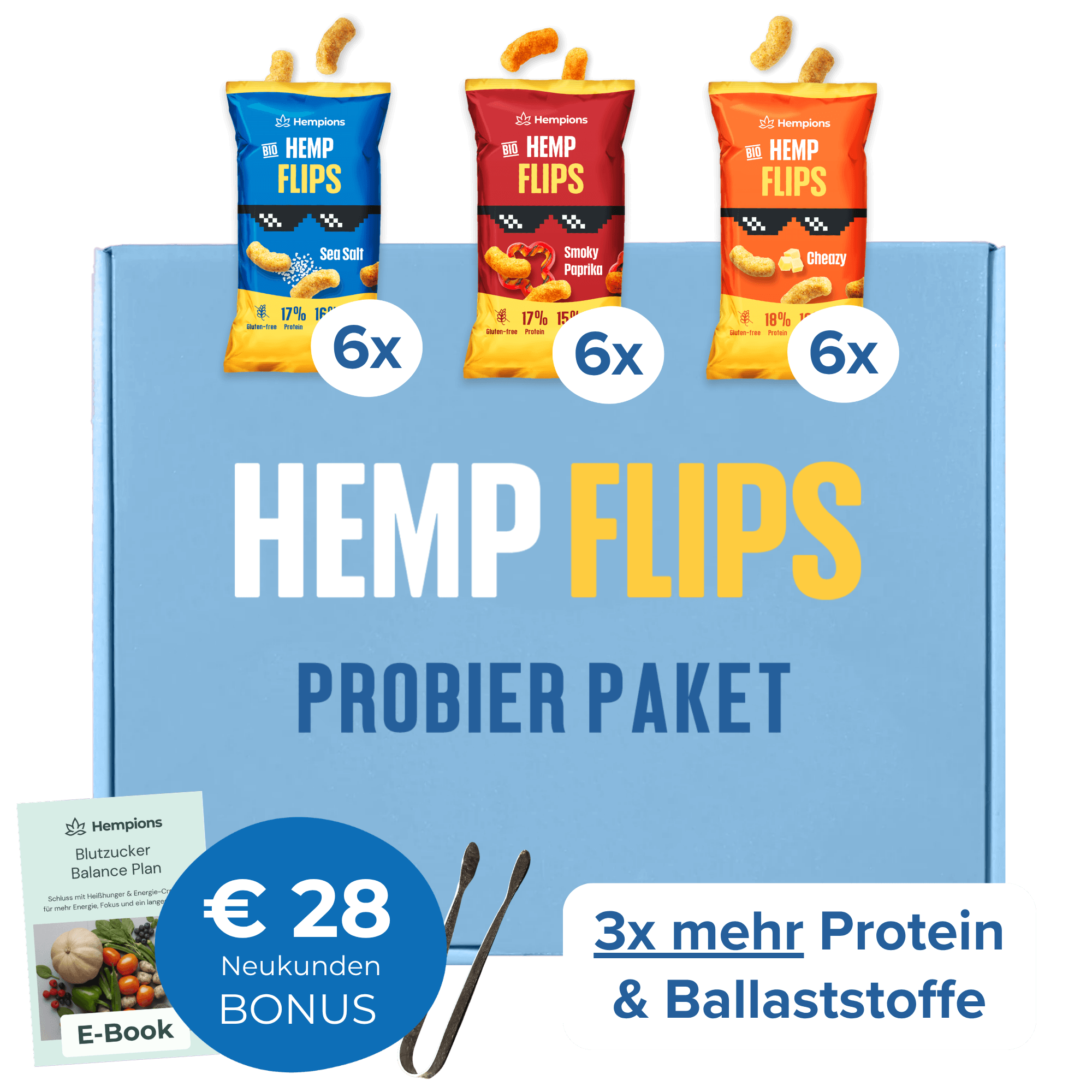 Hemp Flips Probier Paket VIP - 6x3 + VIP Bonus Frei Hemp Flips Probier Paket VIP 6x3 VIP Bonus Frei