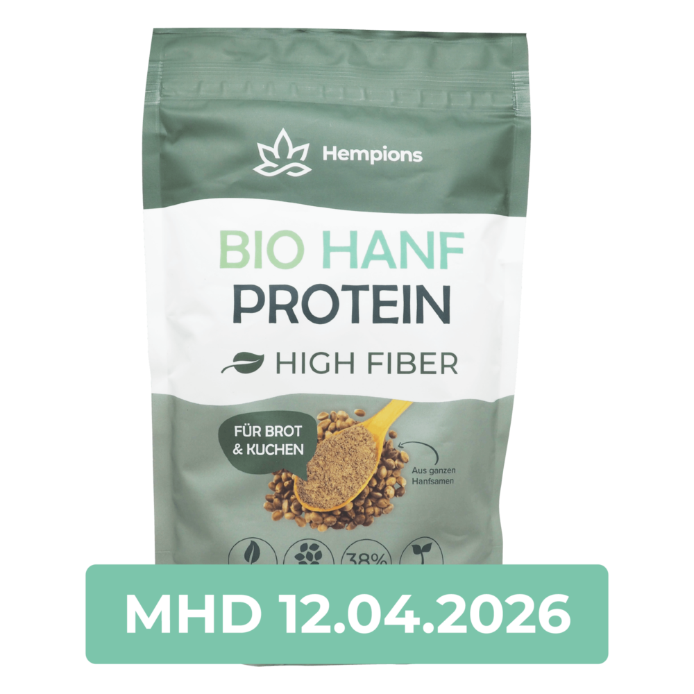 Hempions 9120095940126 Hanf Protein High Fiber 500g MHD 12.04.2026