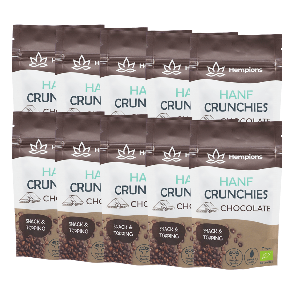 Hempions 9120095940362 Hemp Cruchies Chocolate 10x50g