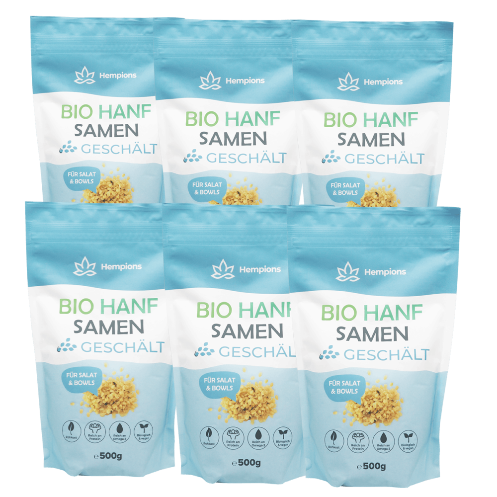 Hempions 9120095940393 Hemp seeds peeled 6x500g