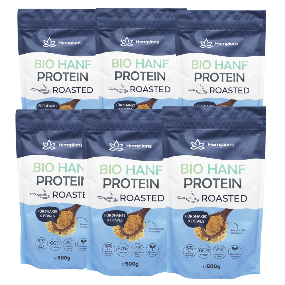 Hempions 9120095940454 Hemp Protein Roasted 6x500g