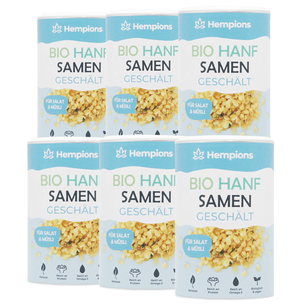 Hempions 9120095940645 Hemp seeds peeled 6x200g