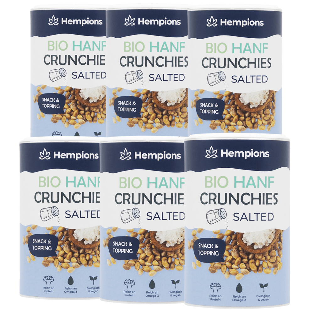 Hempions 9120095940683 Hemp Crunchies salted 6x200g