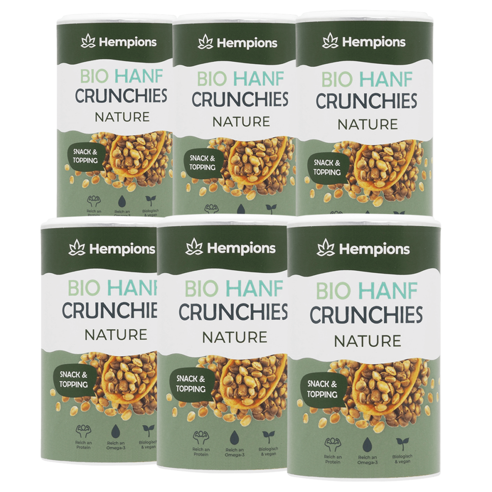 Hempions 9120095940706 Hemp Crunchies natural 6x200g