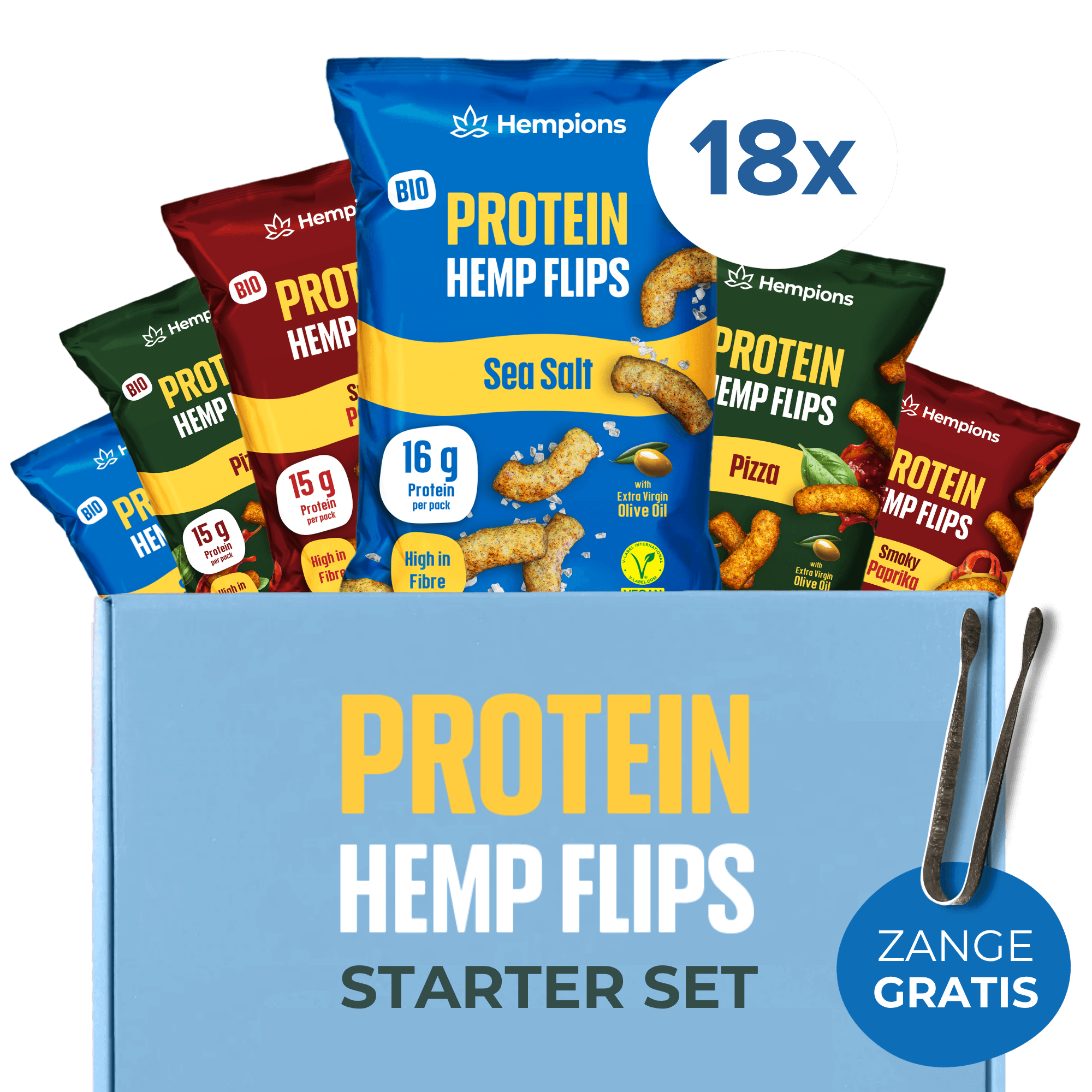 Protein Hemp Flips - Starter Set 1 Protein Hemp Flips - Starter Set
