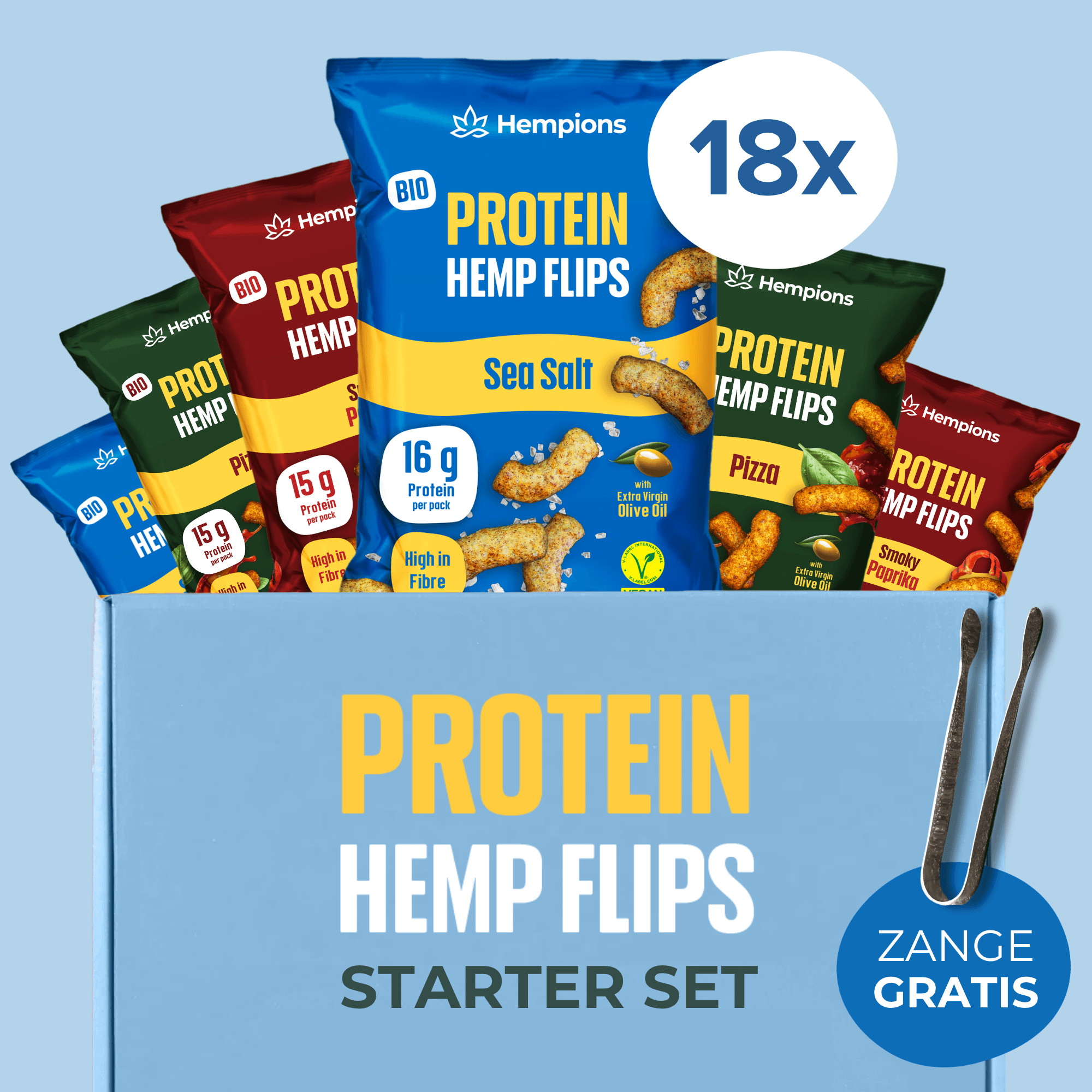Protein Hemp Flips - Starter Set 1 Protein Hemp Flips - Starter Set