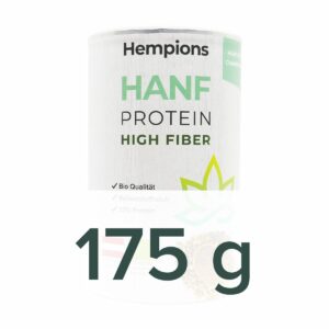 Hemp Protein High Fiber 175 g tin